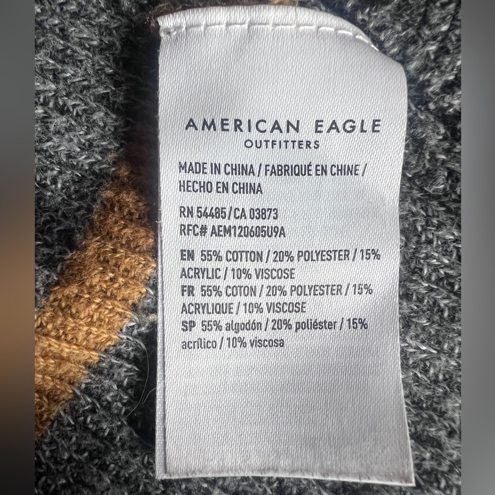 American Eagle Outfitters Striped Knit Tunic Sweater Jegging Fit Cozy Casual S - Picture 7 of 13